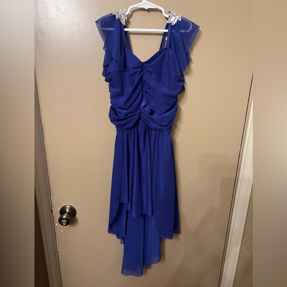 Elegant Blue Women's Dress